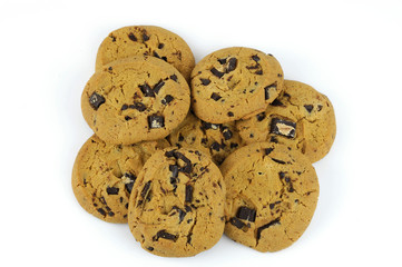 close up on Chocolate cookies