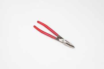 metal shears isolated view