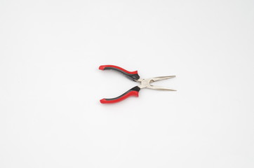 pliers with red handles