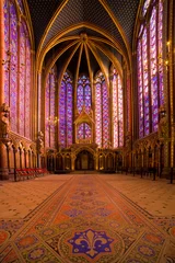 Abwaschbare Fototapete Befleckt Sainte Chapelle, Paris 