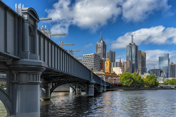 Melbourne from Queens Bridge