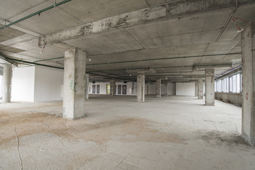 interior of business center under construction