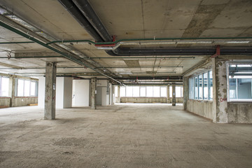 interior of business center under construction