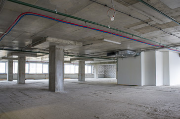 interior of business center under construction