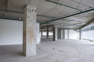 interior of business center under construction