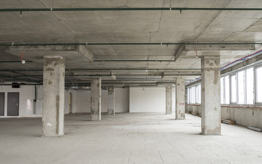 interior of business center under construction