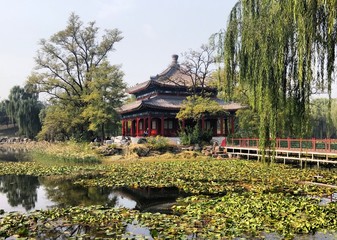 Fototapeta na wymiar Chinese park