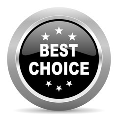 best choice black metallic chrome web circle glossy icon