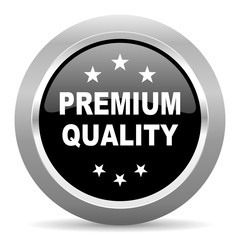 premium quality black metallic chrome web circle glossy icon