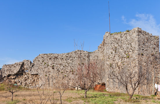 Ruins of Depedogen Fortres in Podgorica, Montenegro