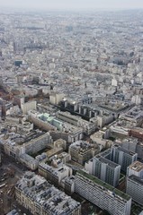 Buildings in Paris, France - view from the Eiffel Tower © emar