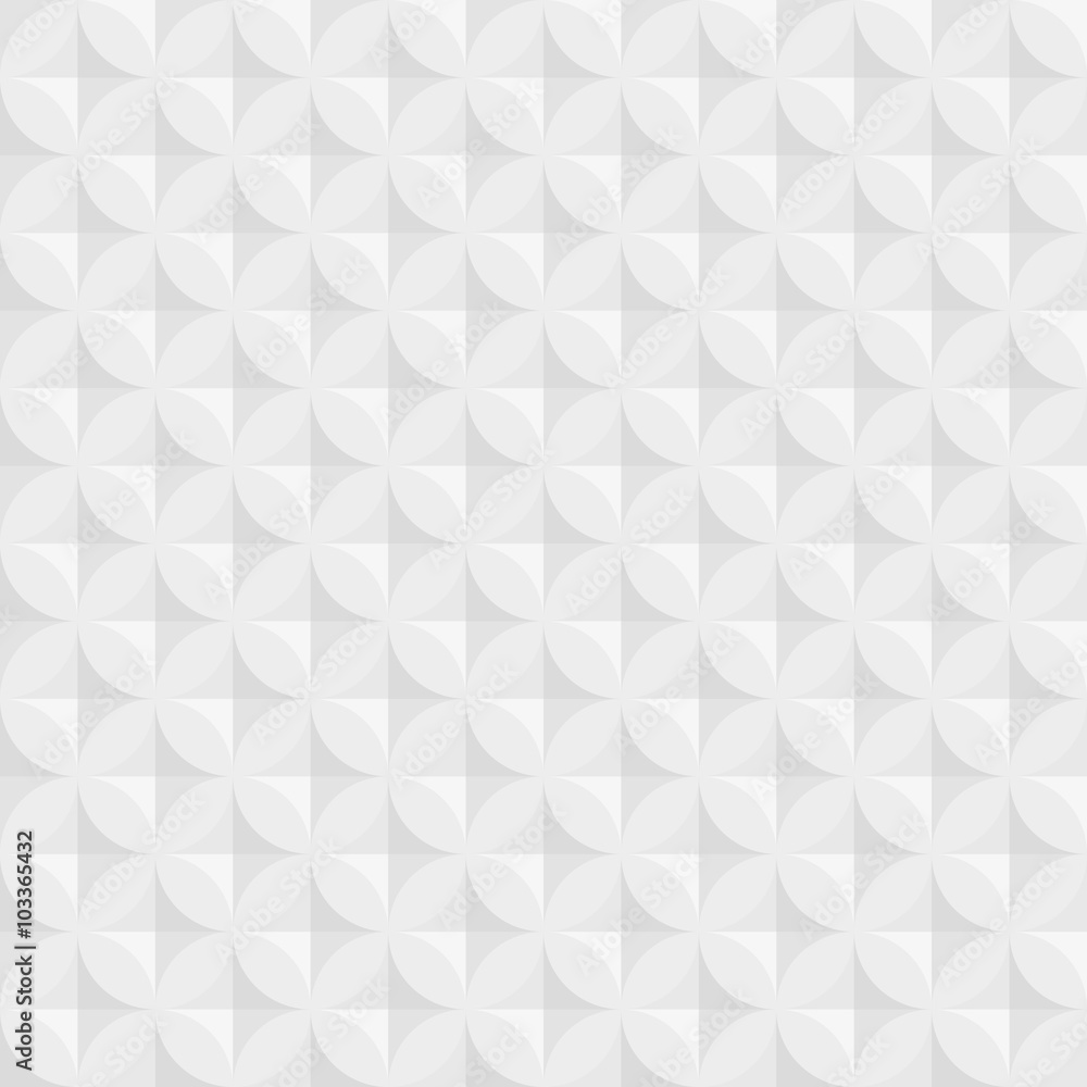 Poster Vintage abstract circle  seamless  pattern with decorative geometric and abstract elements. Vector background