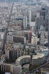 Buildings in Paris, France - view from the Eiffel Tower © emar