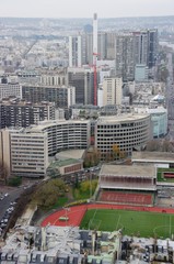 Buildings in Paris, France - view from the Eiffel Tower © emar