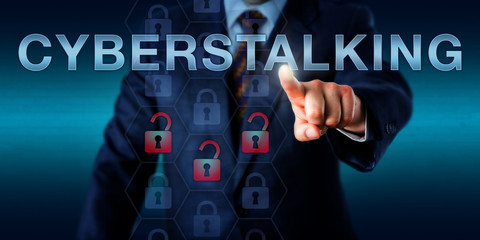 Forensic Investigator Pushing CYBERSTALKING