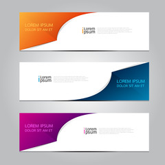 Vector design Banner background, illustration EPS10