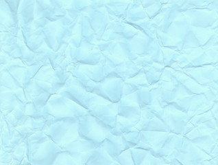 Obraz premium Texture of crumpled blue paper.