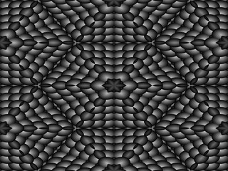 Abstract kaleidoscopic geometric starry pattern
