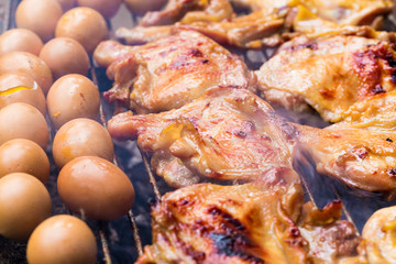 chicken and eggs