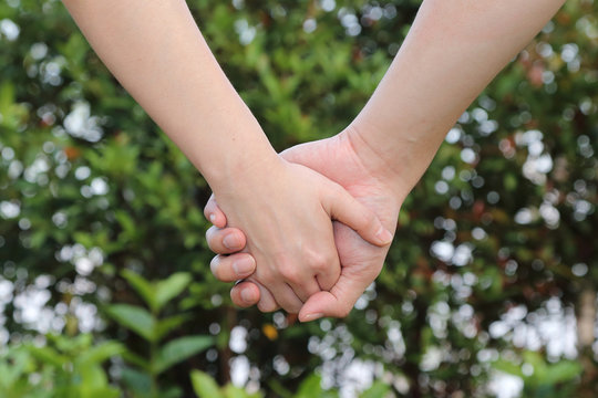 Couple Holding Hands