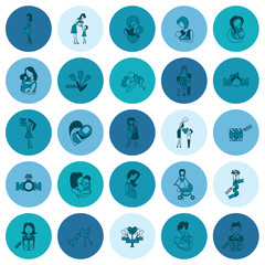 Happy Mothers Day Icons