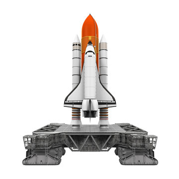 Space Shuttle and Mobile Launcher Platform