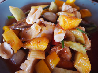 sweet and Sour seafoods, Thai foods