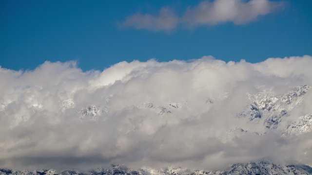 The Andes Mountains (Chile), Timelapse. 
4K