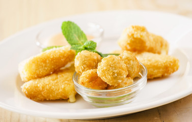 fried mozzarella