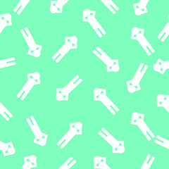 seamless pattern with character human