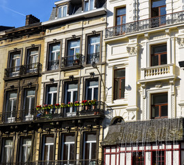 BALCÓN CON FLORES, BUSELAS