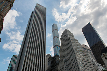 Fifth Avenue Skyscrapers in Middle Upper Manhattan