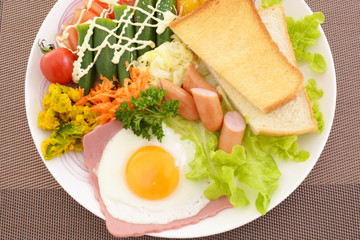 おいしそうな朝食