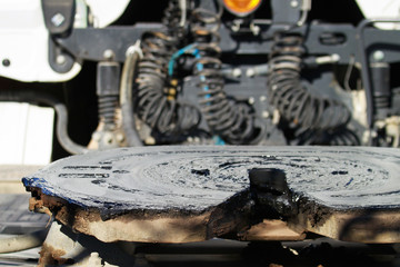 sellette d'attelage de camion remorque