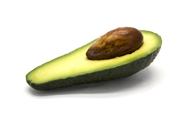 One sliced avocado