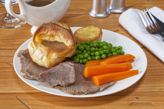 Roast Beef And Yorkshire Pudding