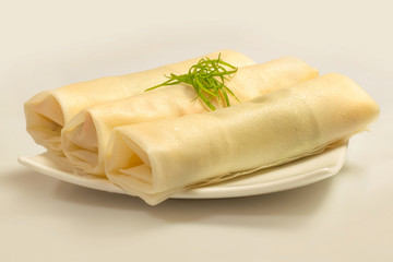 Homemade spring rolls