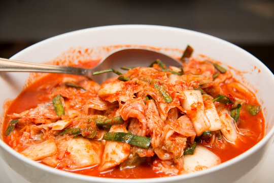 Kimchi Salad Korean Traditional Food