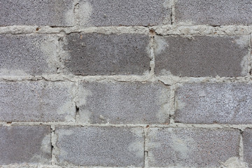 The texture of the walls
