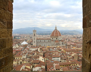 Obraz premium The cathedral in Florence, Italy