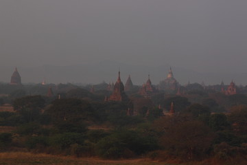 Buddhist temples in Bagan, Myanmar		