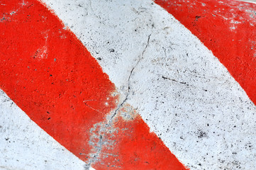 Stop road sign on a concrete wall