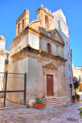 Fototapeta na wymiar Church of St. Giuseppe. Monopoli. Puglia. Italy. 