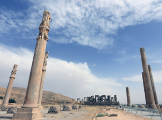 Persepolis also known as Takht-e Jamshid  was the ceremonial capital of the Achaemenid Empire