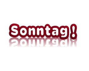 sonntag 3d wort