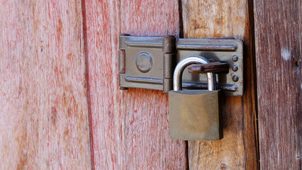 Master key with wooden door