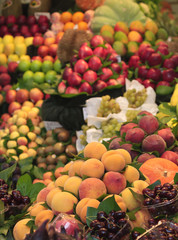 Traditional fruit market