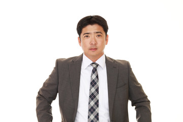 笑顔のビジネスマン	