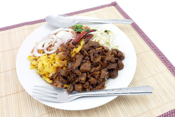 Rice Mixed with Shrimp paste.