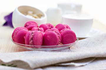 Pink French Makarons